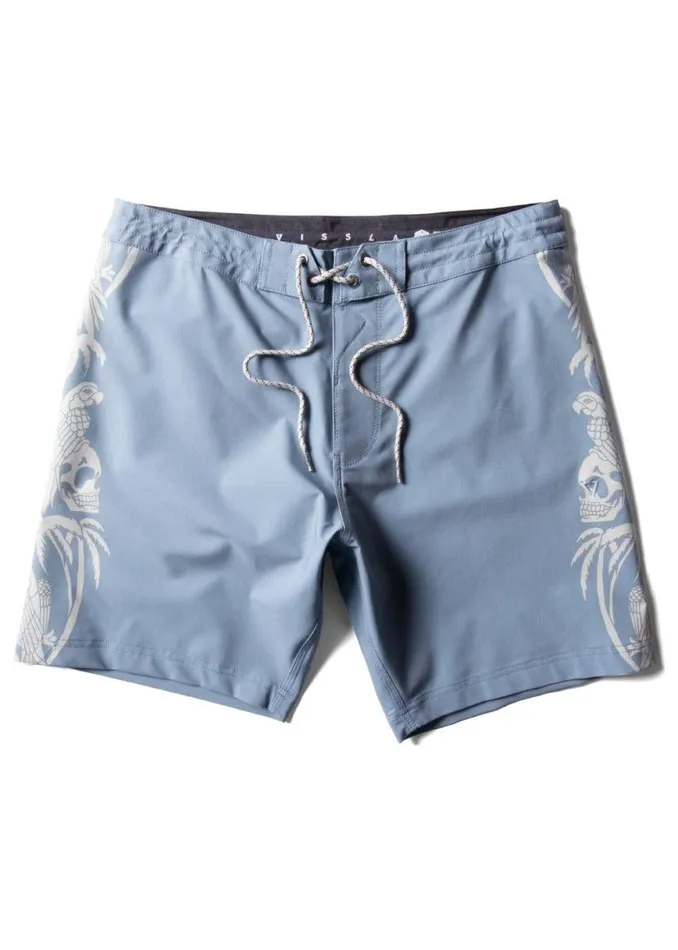Parrodise 175quot Boardshort Dusk Men Vissla Boardshorts