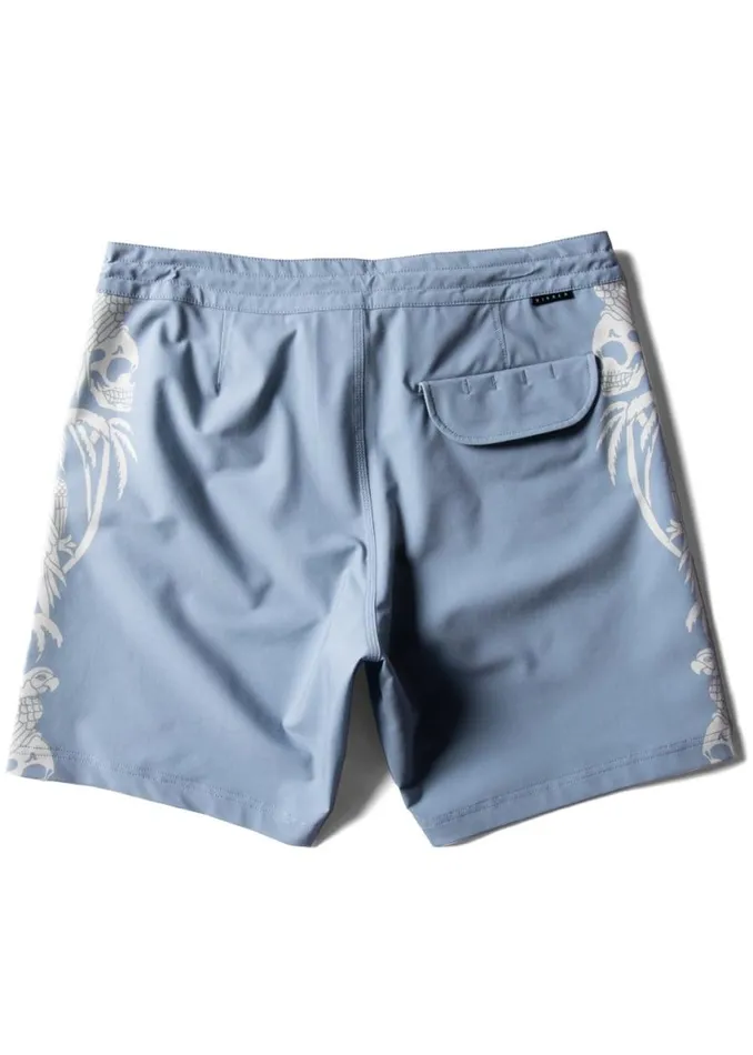 Parrodise 175quot Boardshort Dusk Men Vissla Boardshorts