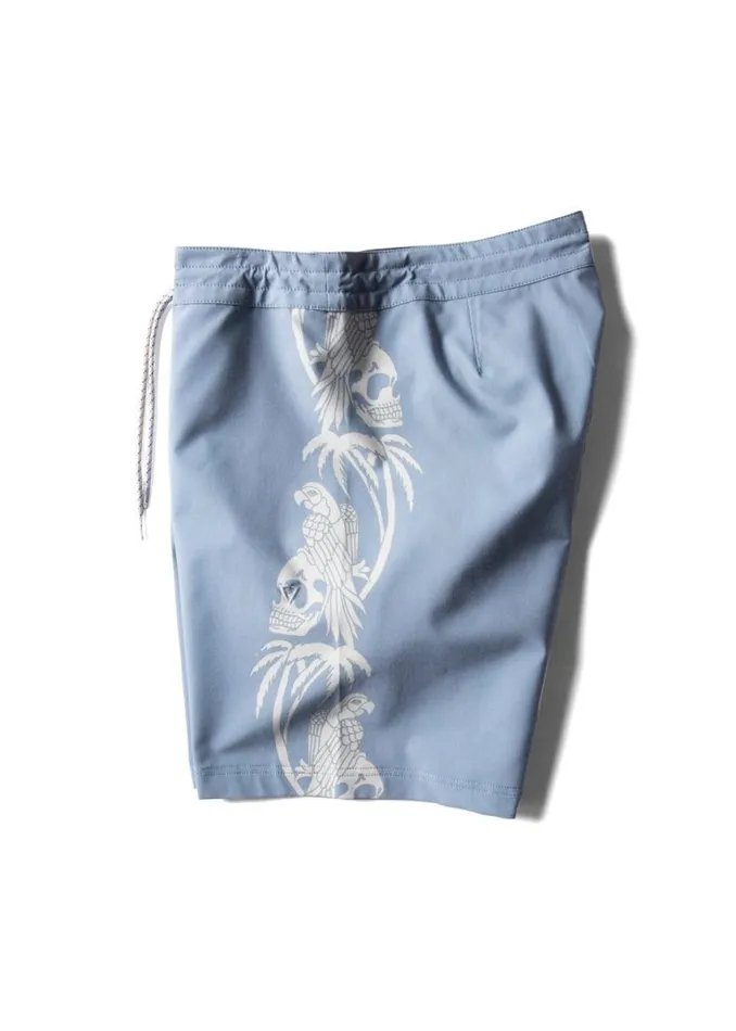 Parrodise 175quot Boardshort Dusk Men Vissla Boardshorts