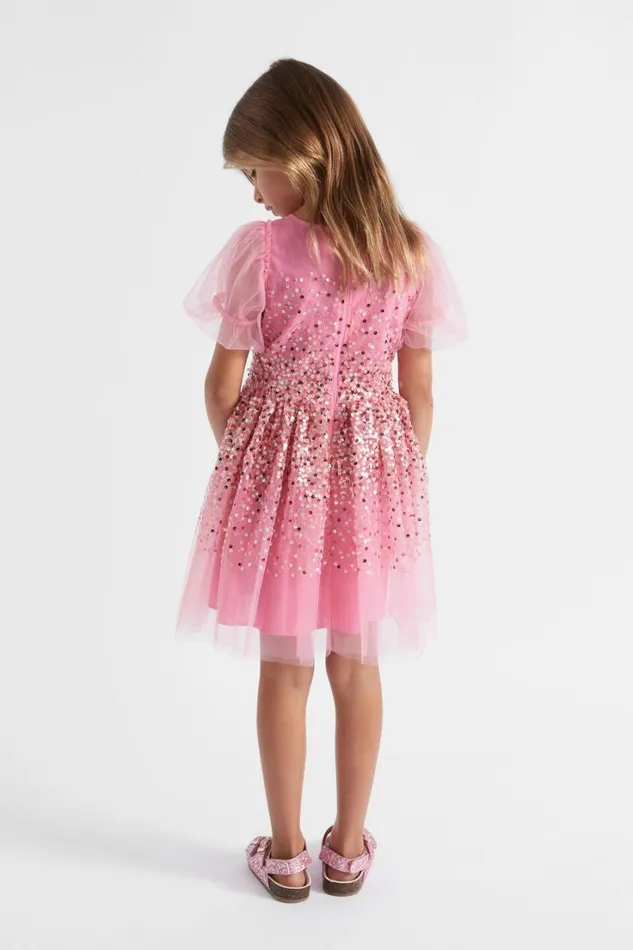 Party Girl Seed Heritage Multi Sequin Dress Carnation Pink
