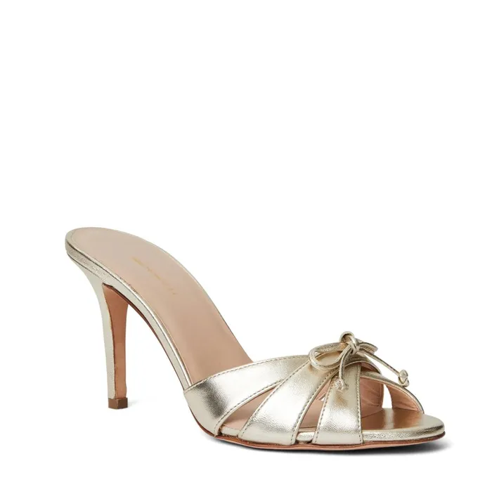 PEMA Pump GOLD METALLIC Women Bruno Magli Sandals and Slides
