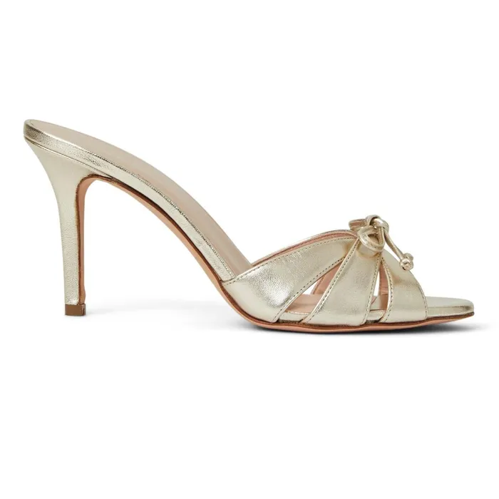 PEMA Pump GOLD METALLIC Women Bruno Magli Sandals and Slides