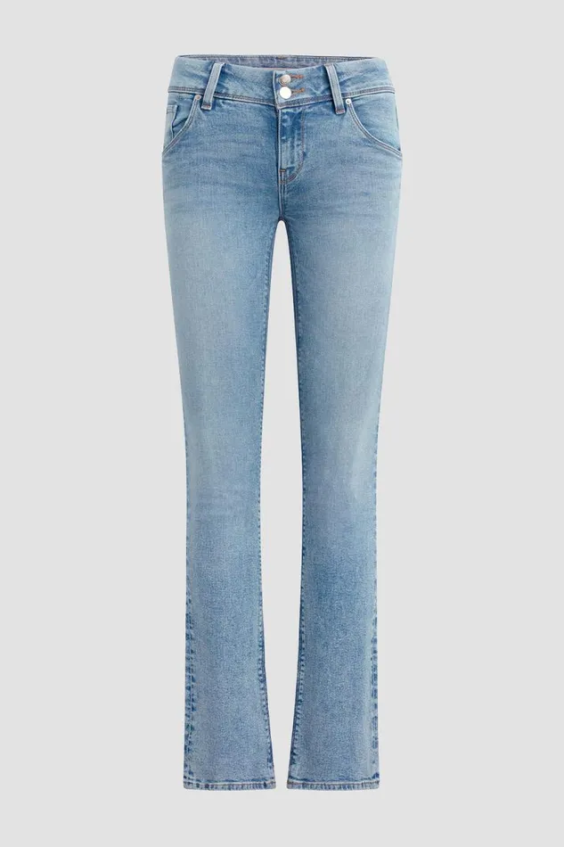 Petite Inseams Women Hudson Jeans Beth MidRise Baby Bootcut Petite Jean Motion