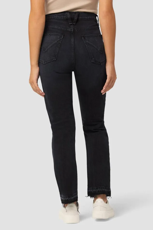 Petite Inseams Women Hudson Jeans Harlow Ultra HighRise Cigarette Petite Jean Dark Lovely