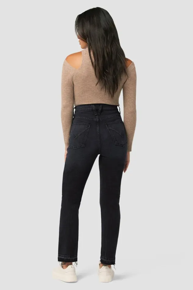 Petite Inseams Women Hudson Jeans Harlow Ultra HighRise Cigarette Petite Jean Dark Lovely