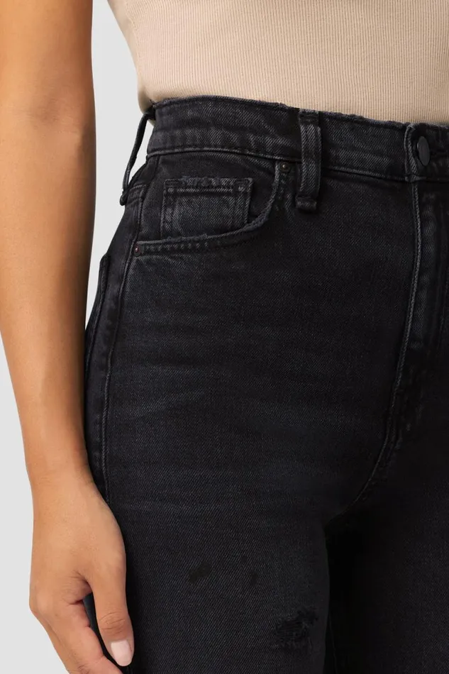 Petite Inseams Women Hudson Jeans Harlow Ultra HighRise Cigarette Petite Jean Dark Lovely