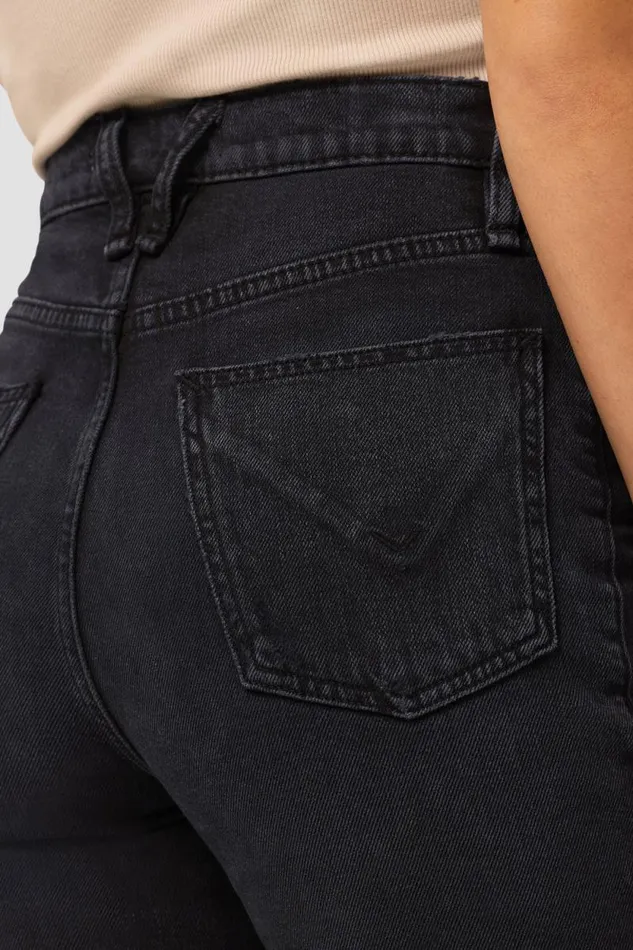 Petite Inseams Women Hudson Jeans Harlow Ultra HighRise Cigarette Petite Jean Dark Lovely
