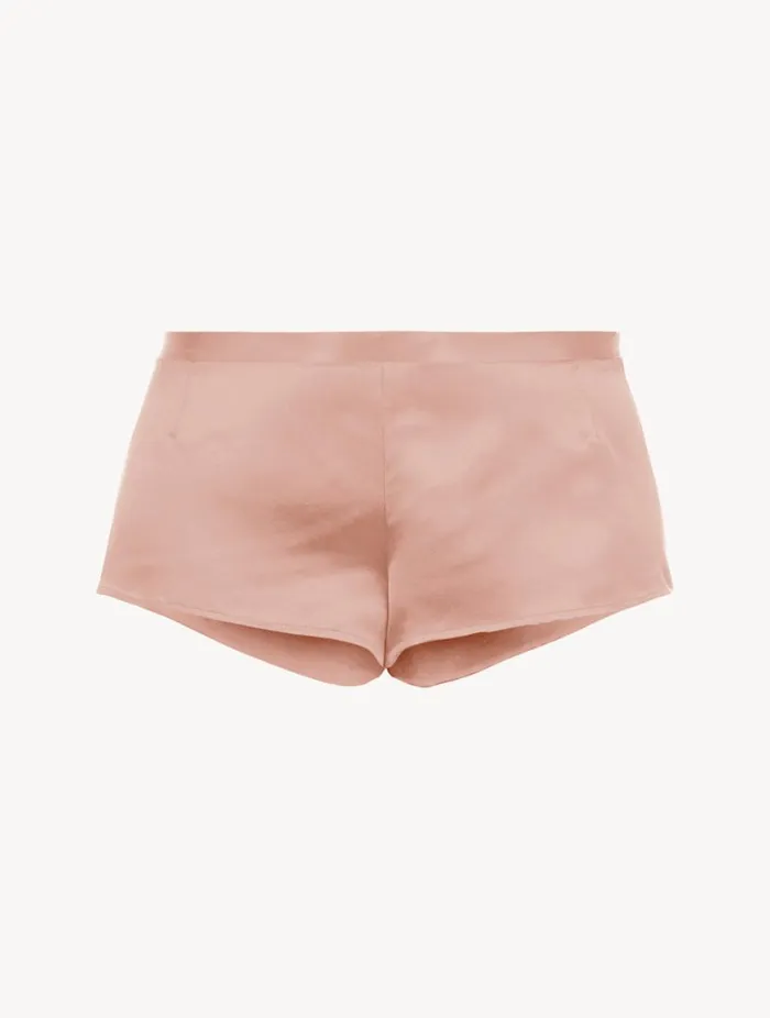 Powder Pink Silk Pajama Shorts Sleepwear La Perla Pajamas
