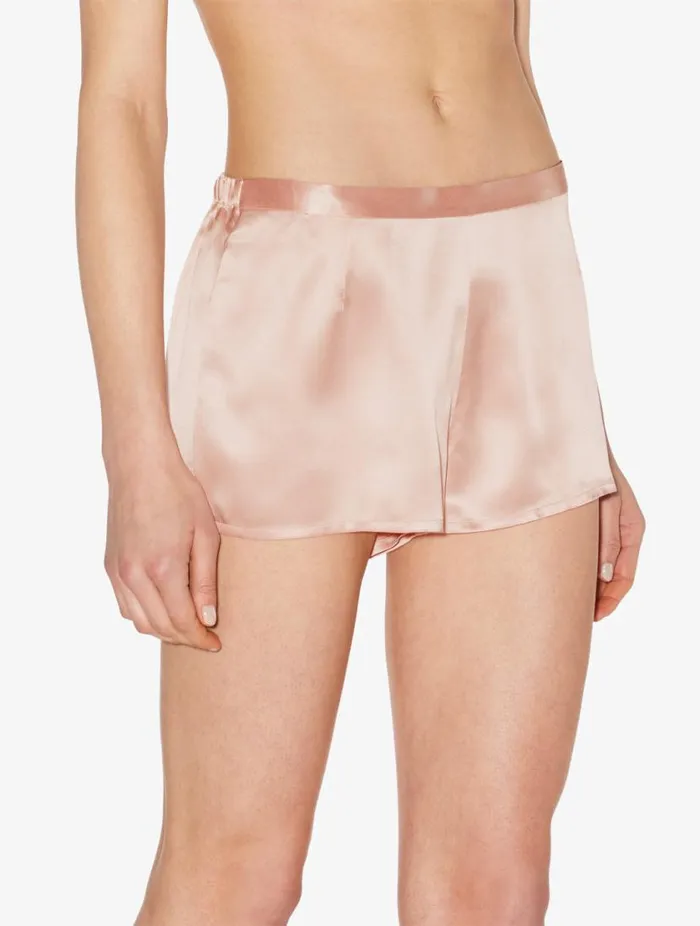 Powder Pink Silk Pajama Shorts Sleepwear La Perla Pajamas