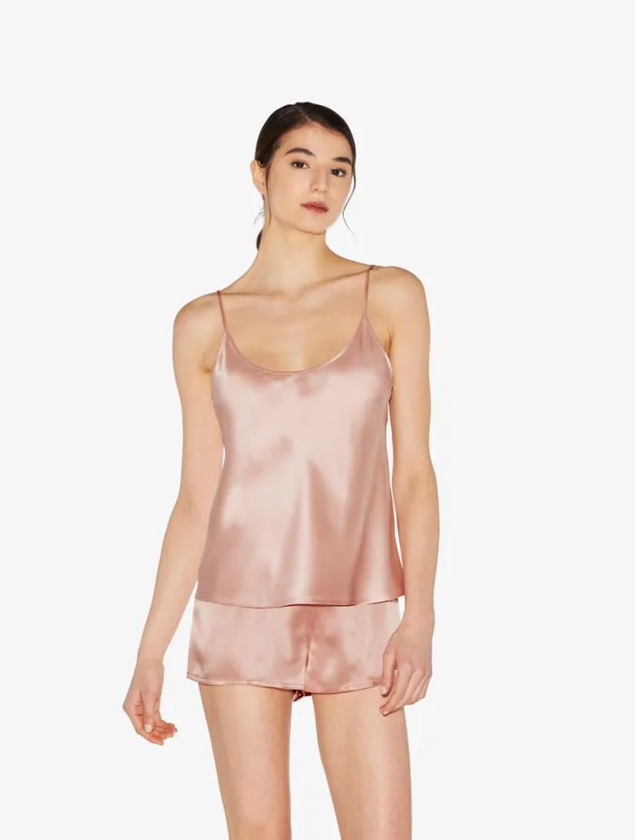 Powder Pink Silk Pajama Shorts Sleepwear La Perla Pajamas