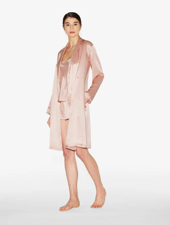 Powder Pink Silk Pajama Shorts Sleepwear La Perla Pajamas