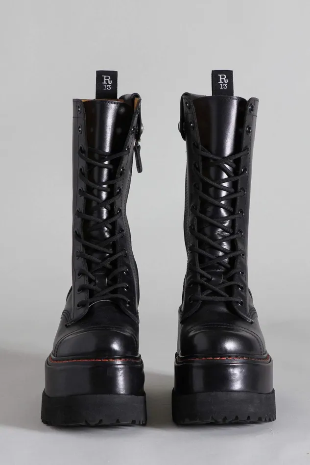 R13 Boots Women Medium Platform Boot 8211 Black R13 Boots Women Medium Platform Boot 8211 Black