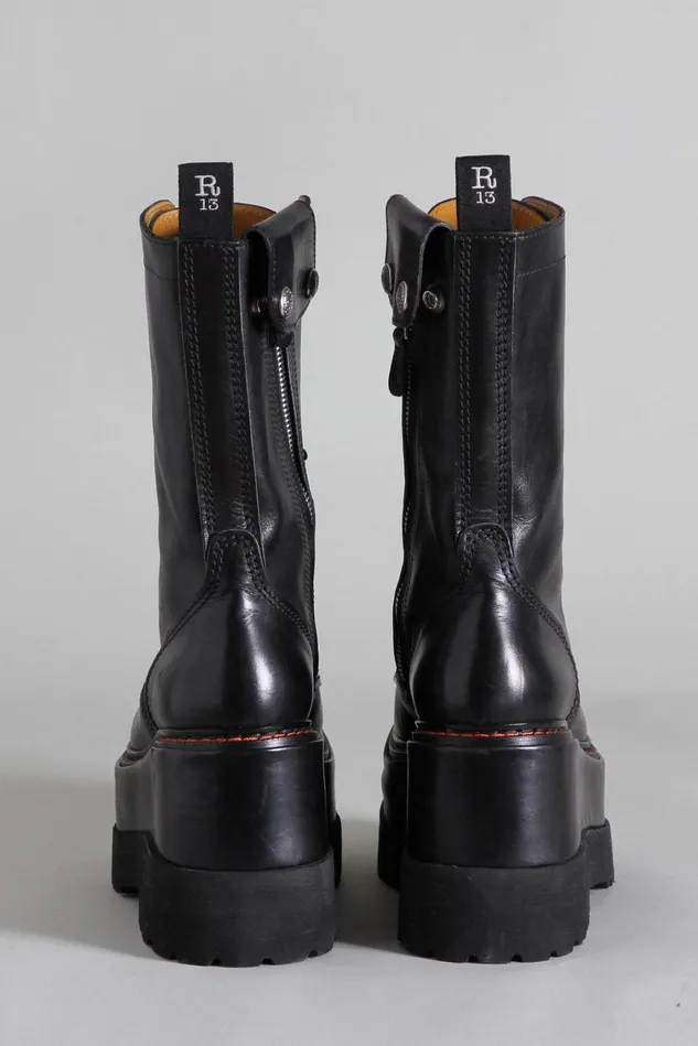 R13 Boots Women Medium Platform Boot 8211 Black R13 Boots Women Medium Platform Boot 8211 Black