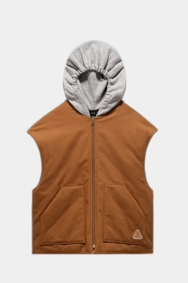 R13 Jackets and Coats Men Oversized Workwear Vest 8211 Tan