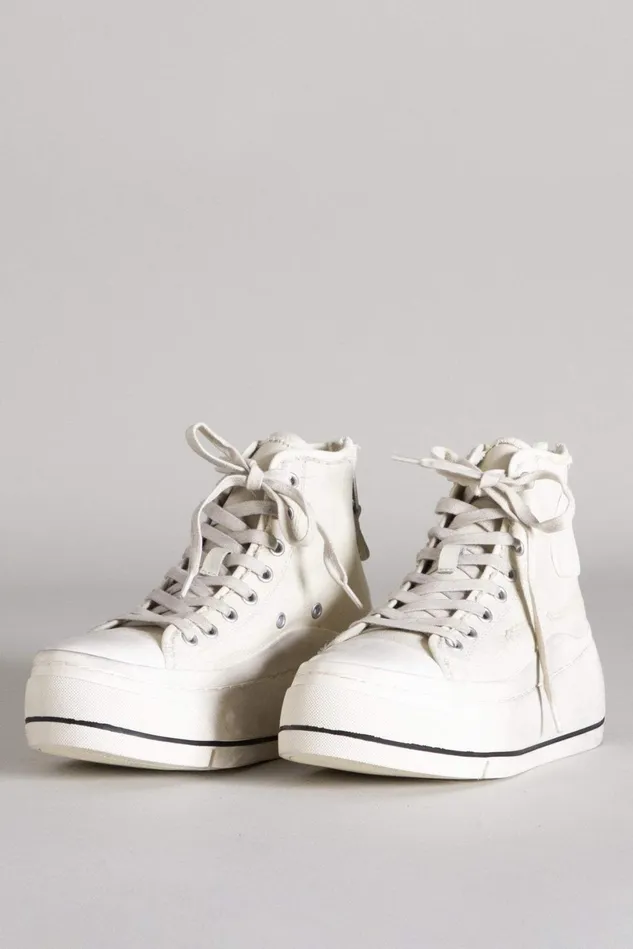 R13 Sneakers Women Kurt High Top Sneaker 8211 Ecru
