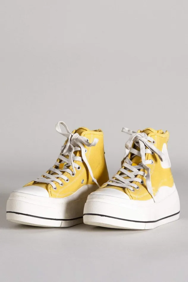 R13 Sneakers Women Kurt High Top Sneaker 8211 Gold