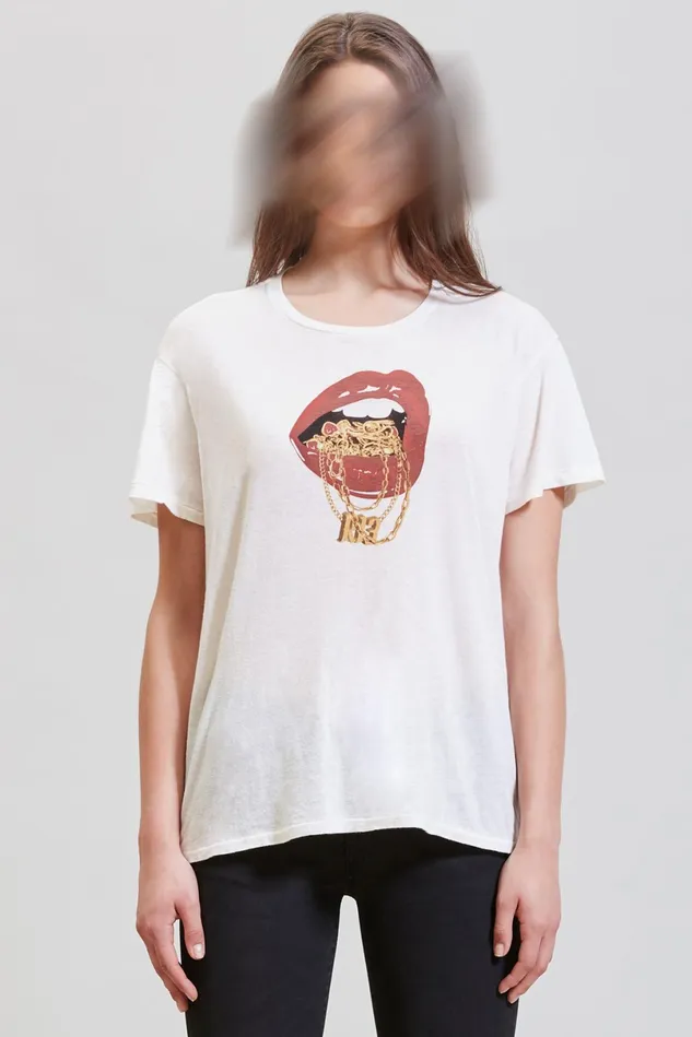 R13 TShirts Women R13 Bling Boy TShirt 8211 Ecru