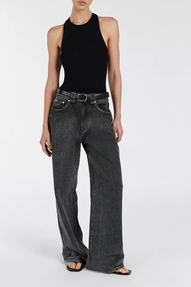 REAGAN 20 BLACK SLOUCHY JEAN Women DISSH Jeans