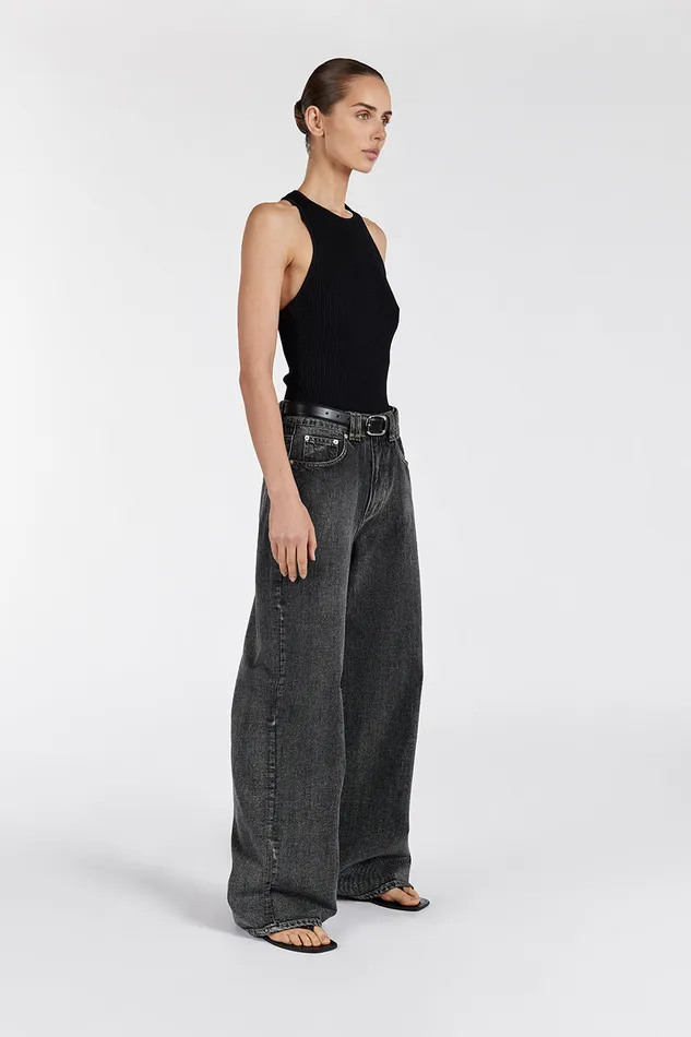 REAGAN 20 BLACK SLOUCHY JEAN Women DISSH Jeans