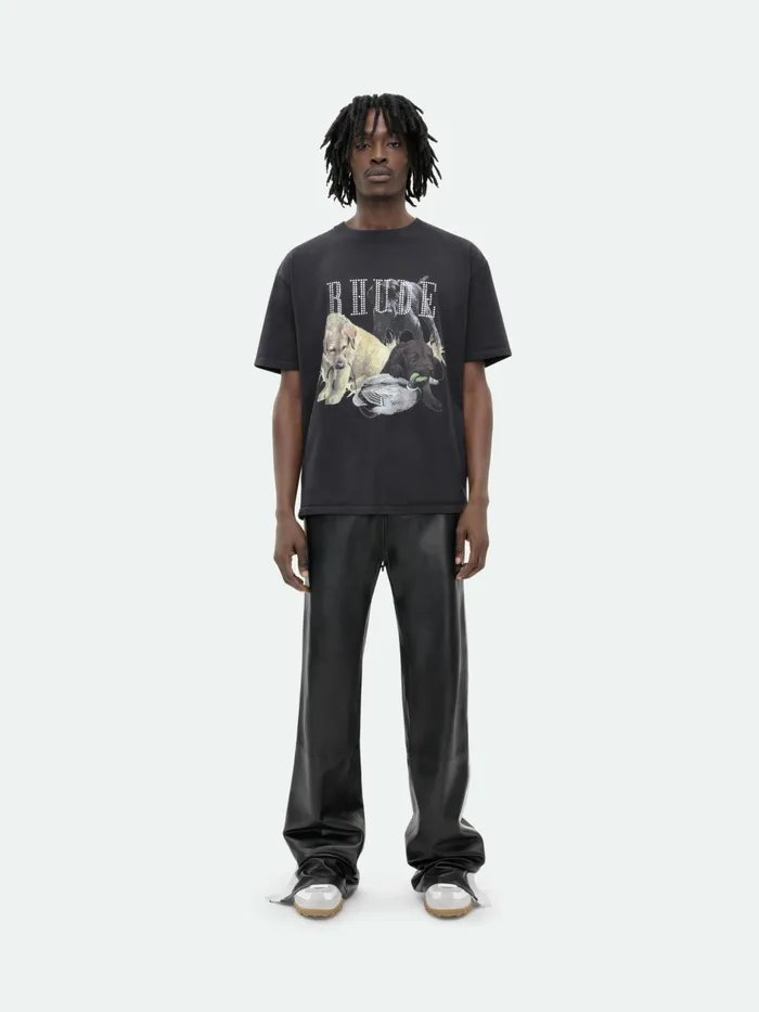 RHINESTONE HUNTING DOG TEE Men Rhude Tees