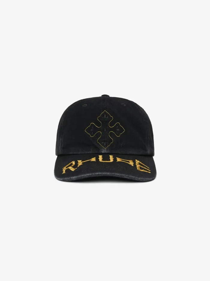 RHUDE CROSS DENIM 6PANEL HAT MenUnisex Rhude Denim