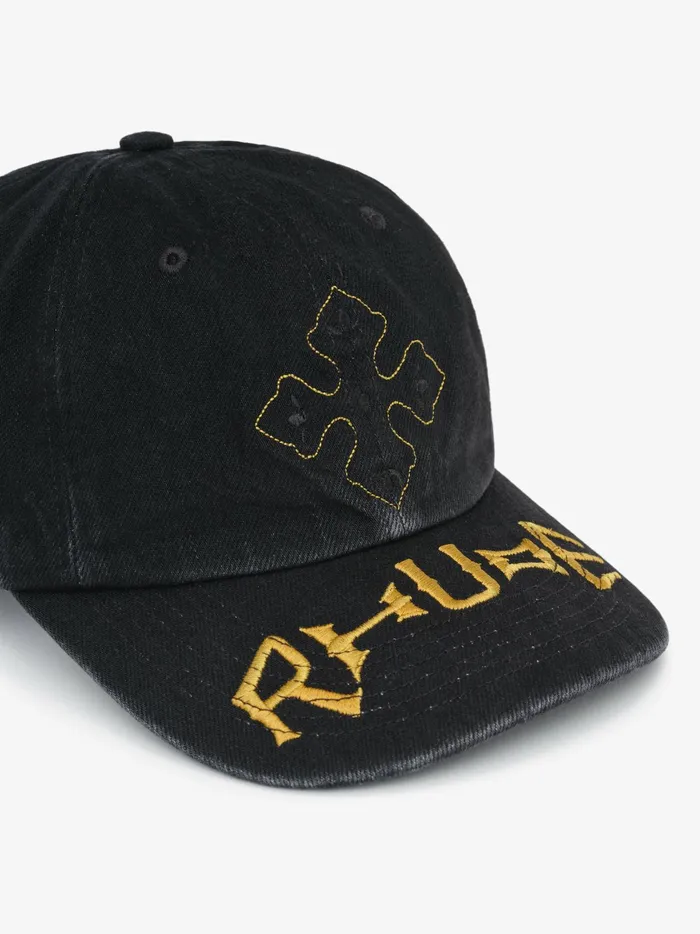 RHUDE CROSS DENIM 6PANEL HAT MenUnisex Rhude Denim