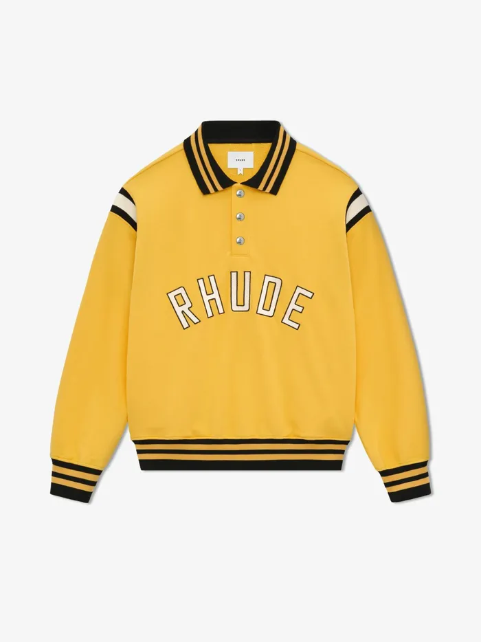 RHUDE LS WARM UP POLO Men Rhude Shirts