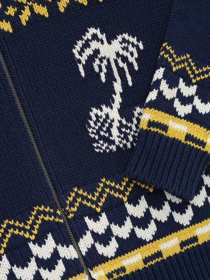 RHUDE PALMA KNIT ZIPUP Men Rhude Luxe Knitwear