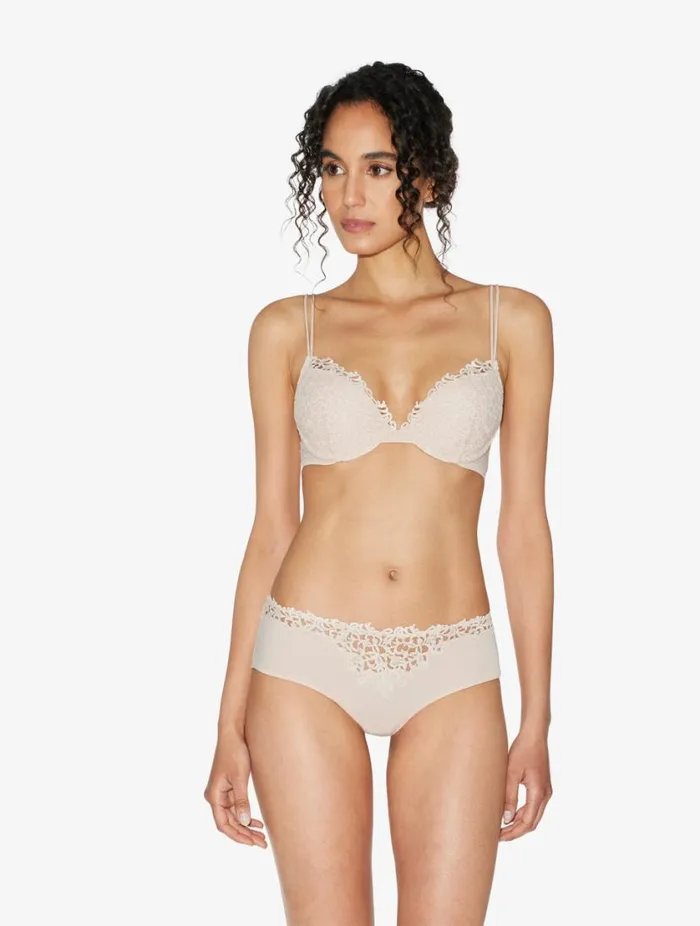 Rose Beige Pushup Bra Lingerie La Perla Padded