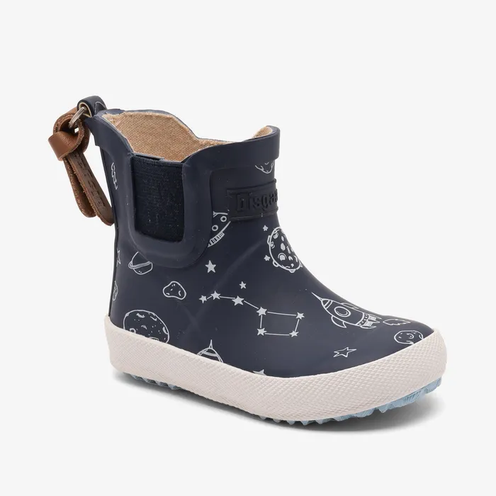Rubber boots bisgaardshoes KIDS baby rubber to the moon Blue