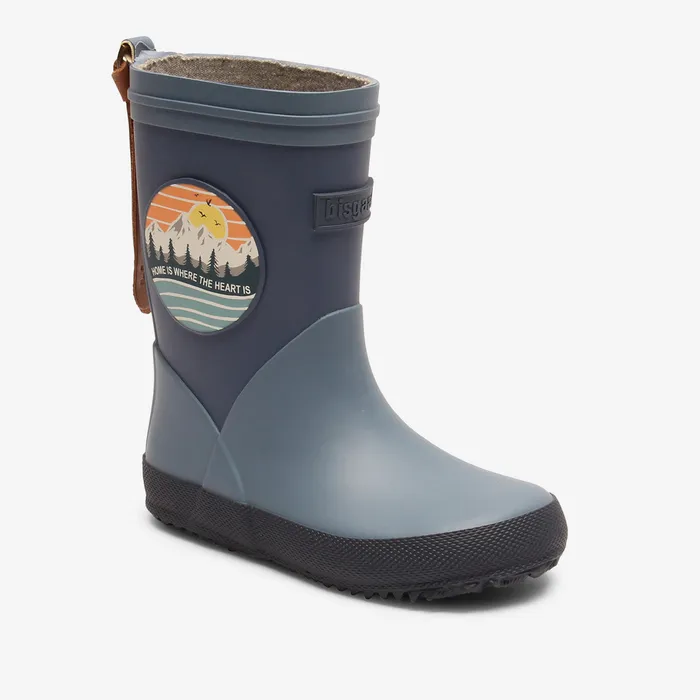Rubber boots KIDS fashion II blue Blue bisgaardshoes