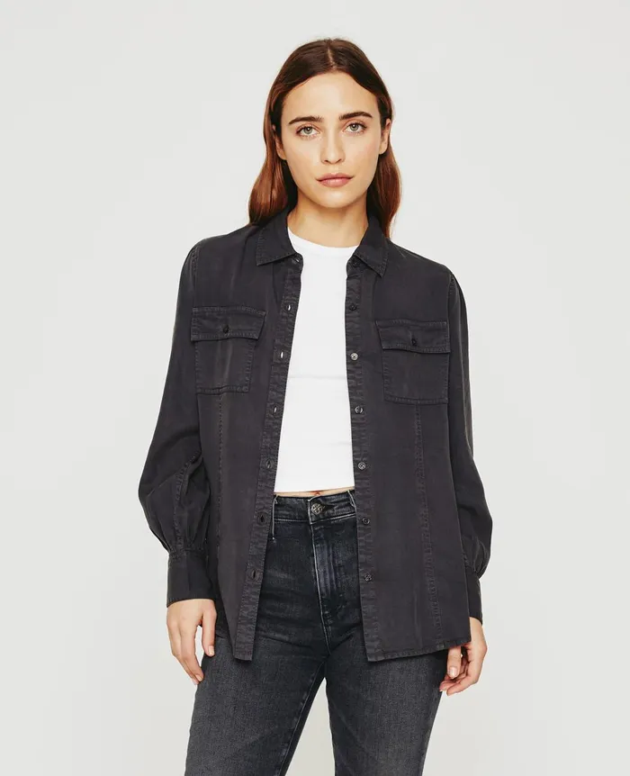 Sable Shirt Gunpowder Women AG Jeans Tops and Shirts