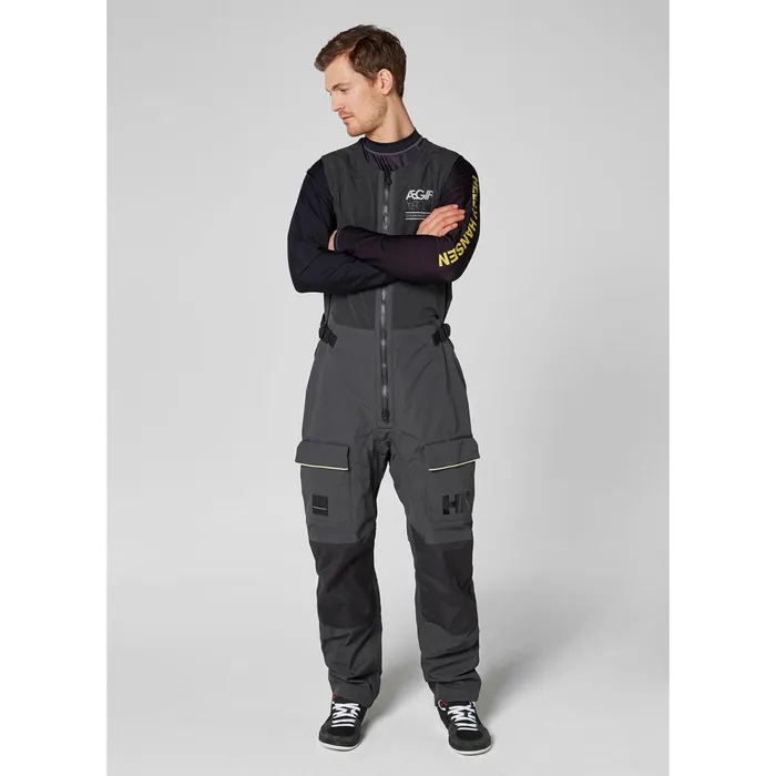 Sailing Pants Men Helly Hansen AEGIR RACE SALOPETTE 980 Ebony
