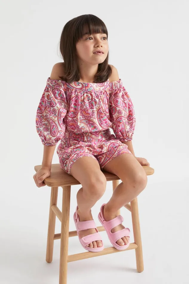 Sandals and Slides Girl Seed Heritage Padded Sandal Candy Pink
