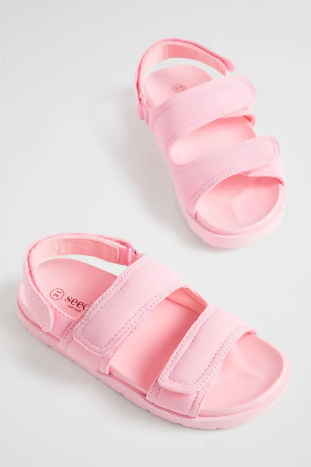 Sandals and Slides Girl Seed Heritage Padded Sandal Candy Pink