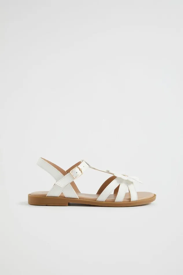 Sandals and Slides Teen GirlGirl Seed Heritage Daisy Sandal White