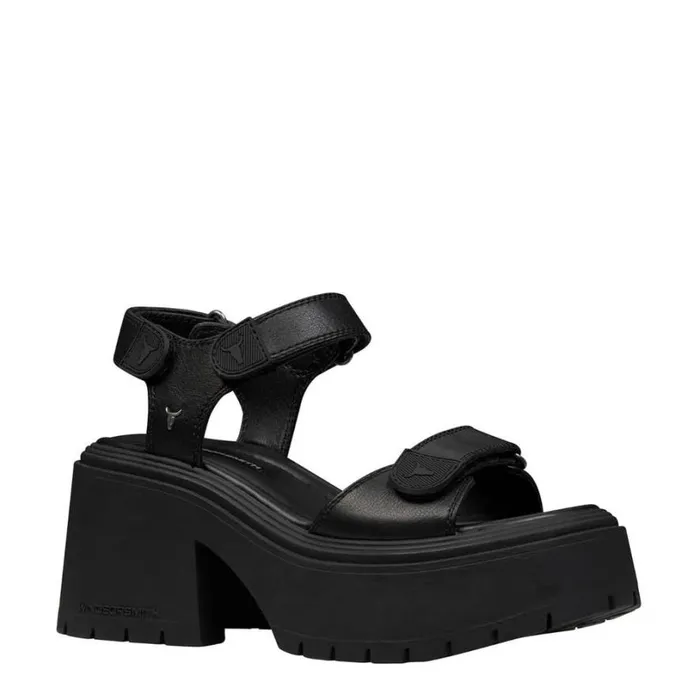 Sandals Women Windsor Smith CONFETTI BLACK CHUNKY SANDALS Sandals Women Windsor Smith CONFETTI BLACK CHUNKY SANDALS
