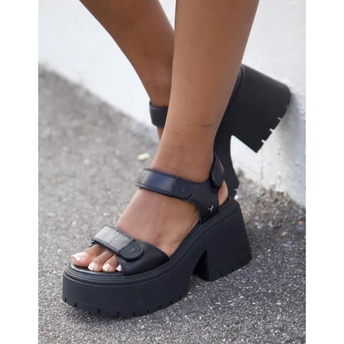 Sandals Women Windsor Smith CONFETTI BLACK CHUNKY SANDALS Sandals Women Windsor Smith CONFETTI BLACK CHUNKY SANDALS