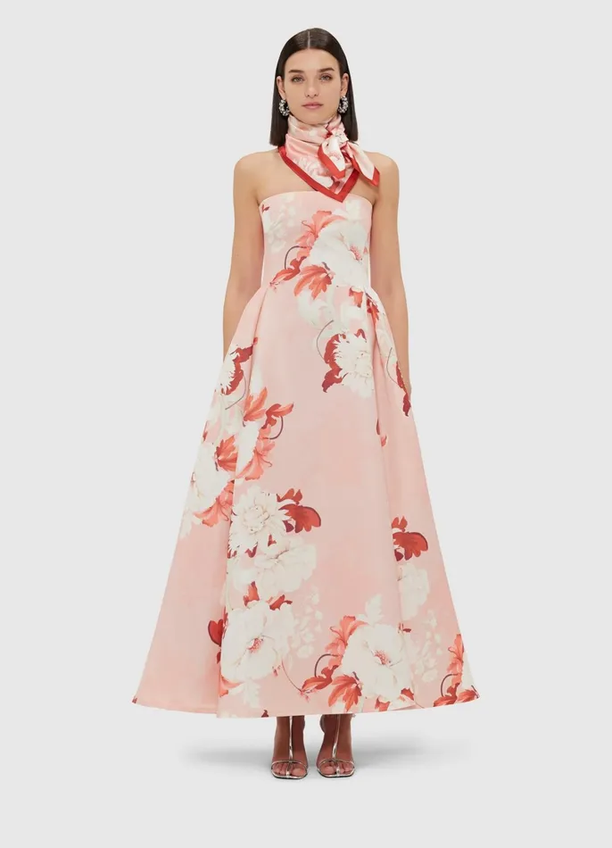 Scarves Women LEO LIN Small Scarf 8211 Peony Print