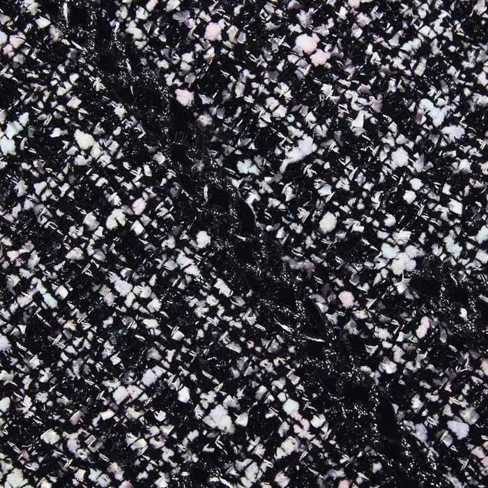 Self Portrait Outerwear Black Check Boucle Jacket 8211 Women