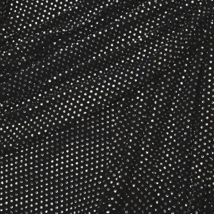 Self Portrait Tops Black Rhinestone Mesh Top 8211 Women