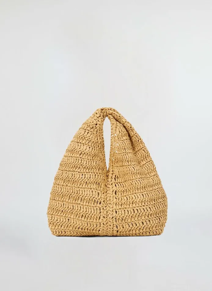 Sets Women ALC Simone Raffia Bag Desert Palm