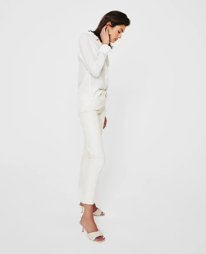 Shiela White Cream Women AG Jeans Tops and Shirts Shiela White Cream Women AG Jeans Tops and Shirts
