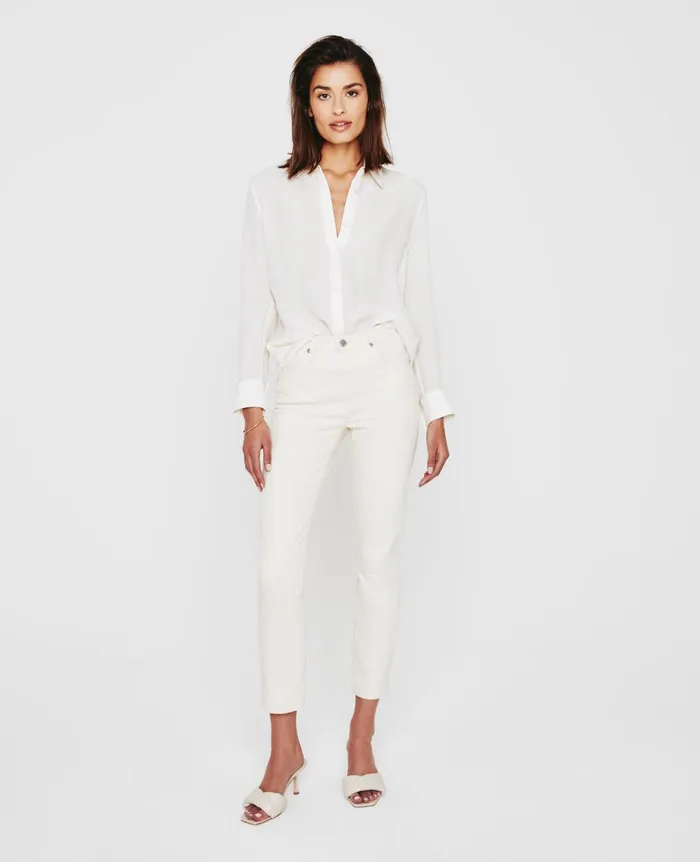 Shiela White Cream Women AG Jeans Tops and Shirts Shiela White Cream Women AG Jeans Tops and Shirts