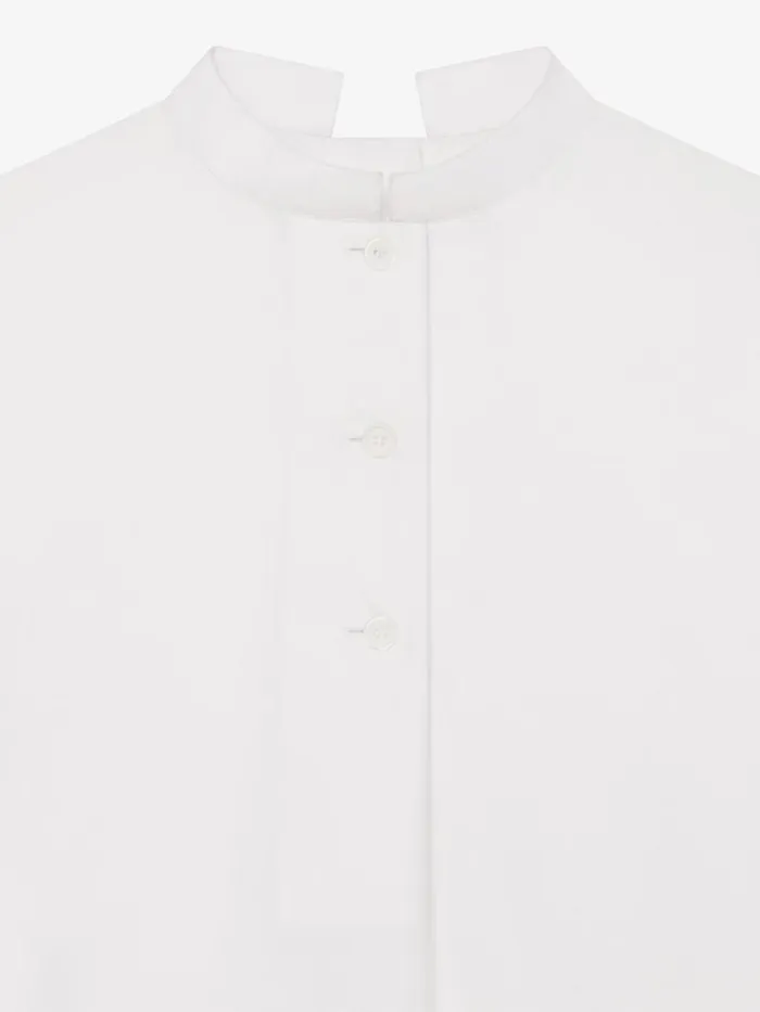 Shirt Dress In Poplin White Women Givenchy Dresses