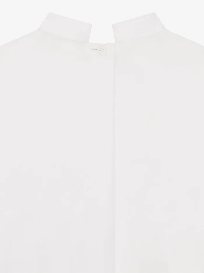 Shirt Dress In Poplin White Women Givenchy Dresses