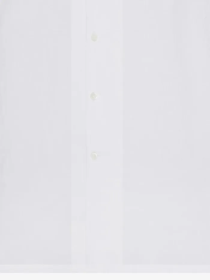 Shirt In Linen White Men Givenchy Shirts