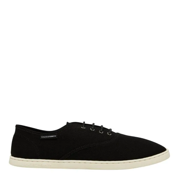 Shoes Men Windsor Smith STANLEY BLACK CANVAS SHOES