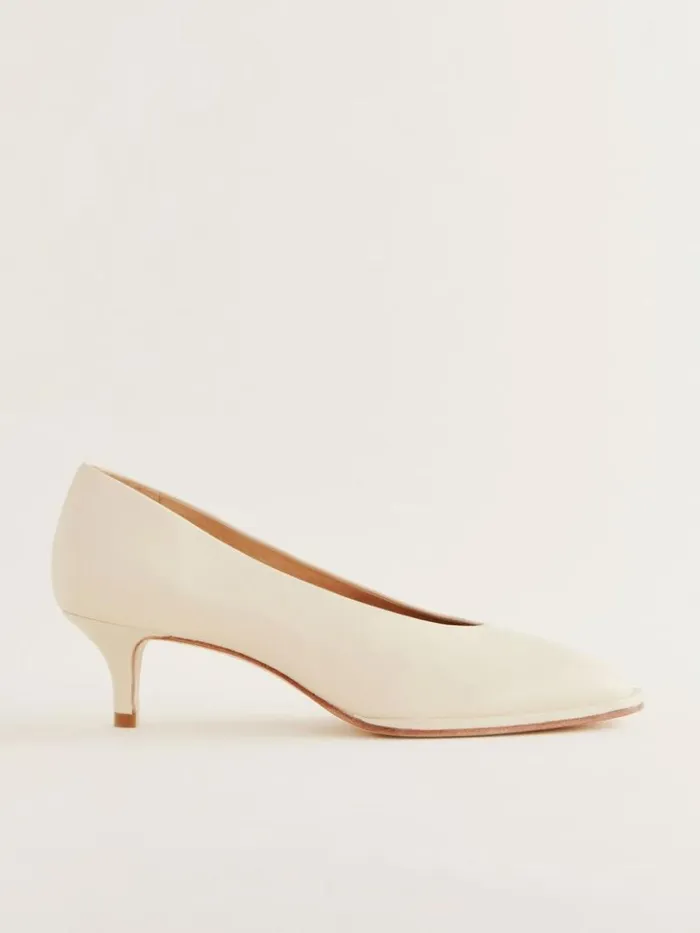 Shoes The Reformation Gracelynn Pump Parmesan Leather