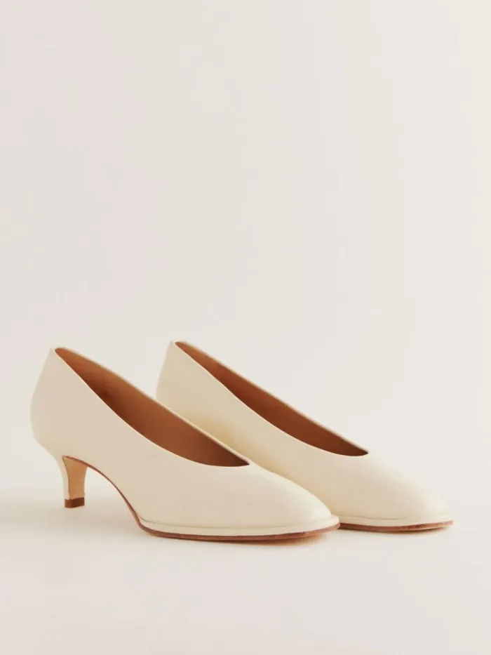 Shoes The Reformation Gracelynn Pump Parmesan Leather